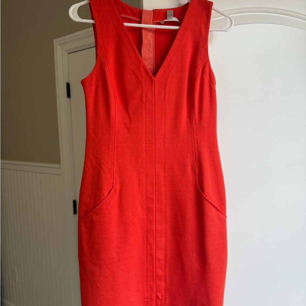 Banana Republic Vibrant Red Mini Dress